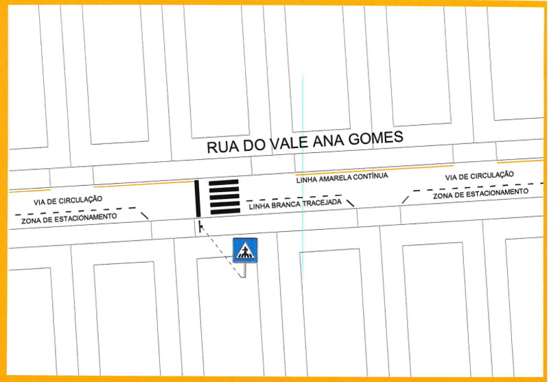 Sinalização no Vale Ana Gomes e Quinta da Serralheira
