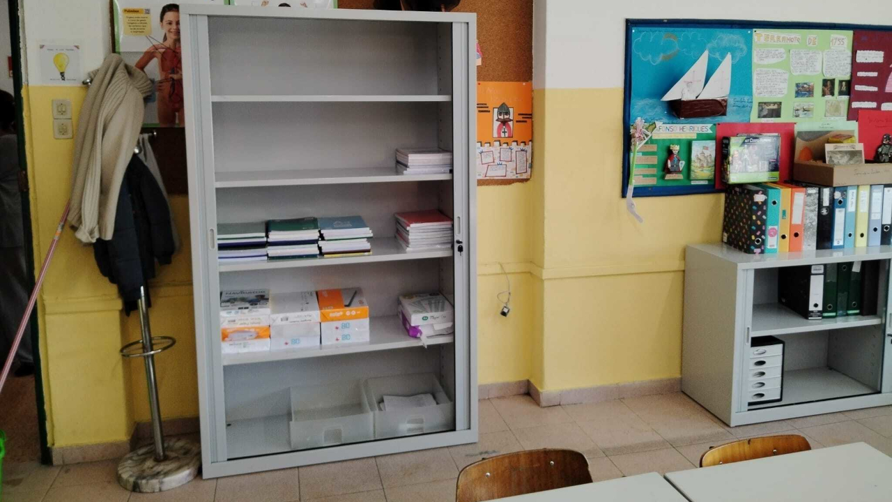 Doze novos armários melhoram organização na Escola do Alto da Guerra 